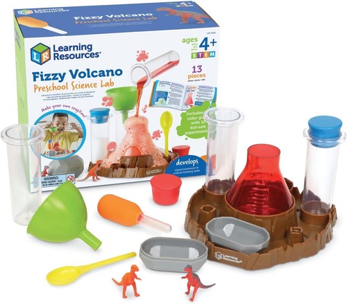 Fizzy volcano preschool - volcano,