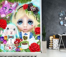 3D Cat Girl A82 Wallpaper Wall