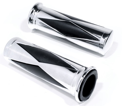 Chrome diamond grips - grips, for