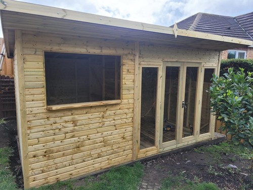 12x8 summerhouse garden - summerhouse, room