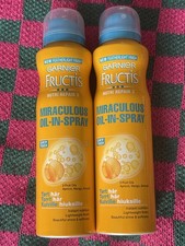 Garnier Fructis Miraculous Oil Spray Apricot Mango Almond 150ml x2 Discontinued