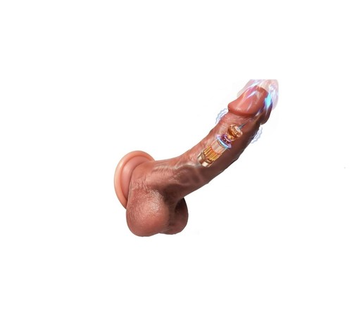 Thrusting realistic dildo sex - thrusting,