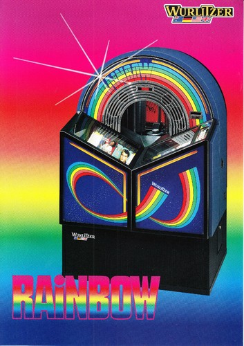 Wurlitzer rainbow juke box - wurlitzer,