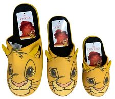 DISNEY SLIPPERS MENS LADIES KIDS THE LION KING MULE SLIPPER FAMLY MATCHING BNWT