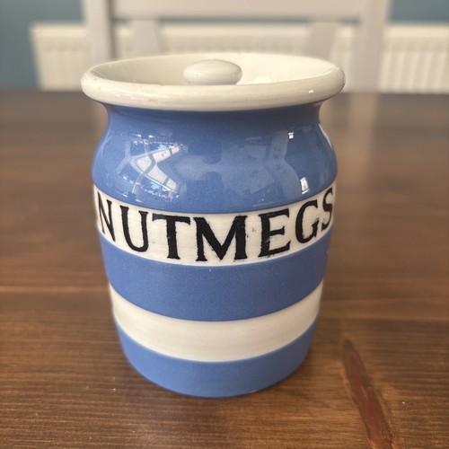 Green cornishware nutmegs - green,