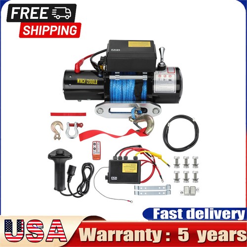 Truck winch synthetic - synthetic, rope