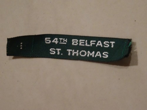 54th belfast thomas scout - belfast, st.