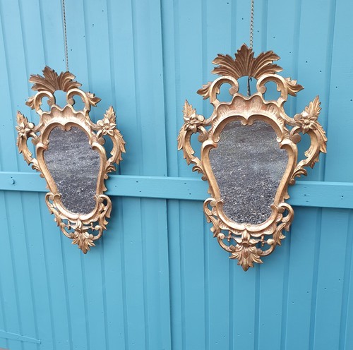 Pair guilt wood italian - wood,