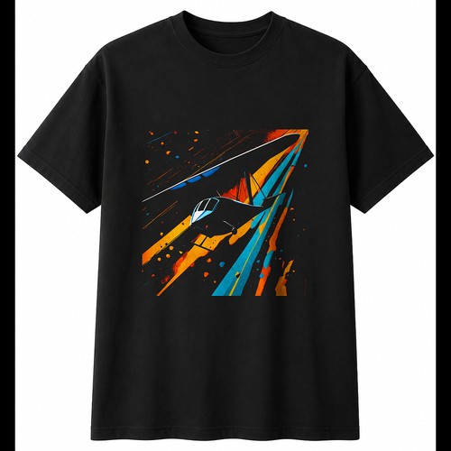Hang glider fantasy art retro - hang,