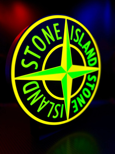 Stone island logo lightbox - logo,