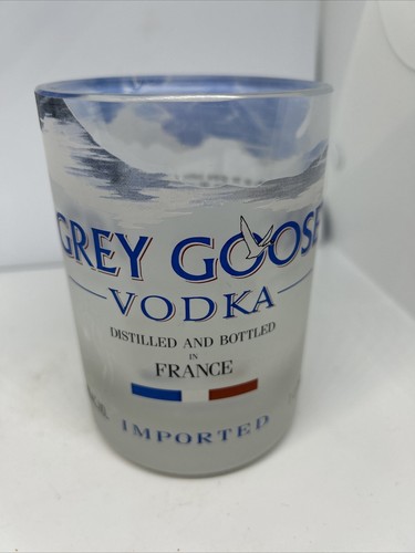 Grey goose vodka glass cut - goose,