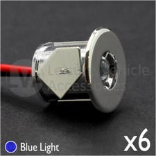 Chrome 12v Recess Light Blue