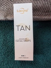 Lacura Tan Enhancing Facial Drops Light medium 30ml Bnib Vitamin E