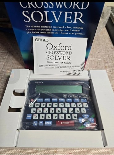 Seiko oxford crossword - oxford, solver