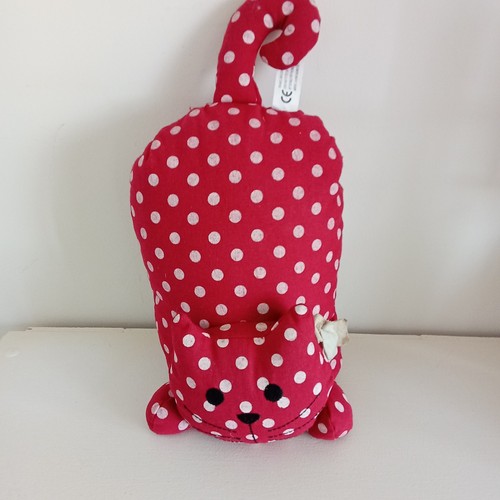 Animal door stop red - door,