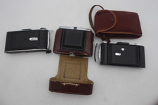 3 x Vintage Folding Cameras - AGFA / Dacora / Kodak