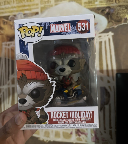 Funko pop marvel rocket - pop!,
