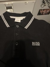 Hugo Boss Boys Black Polo