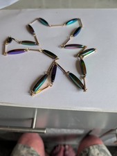 Vintage rainbow hemalite gold - vintage,