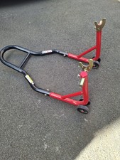 Motercycle stand red and black
