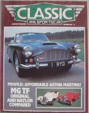 Classic and Sportscar 09/1985