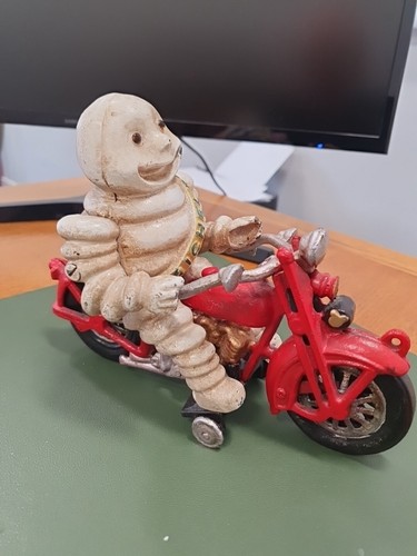 Michelin man motorcycle - man, on