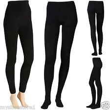 LADIES WOMEN GIRLS TIGHTS WARMING SOFT FLEECE LINED THERMAL THICK WINTER STRETCH