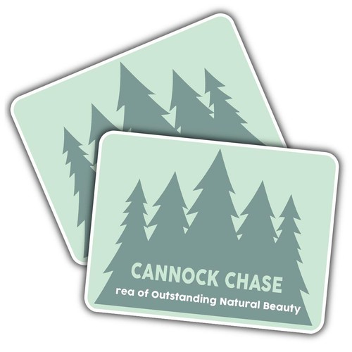 Vinyl sticker cannock chase - cannock,