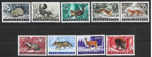 Yugoslavia 1960 local - yugoslavia, fauna