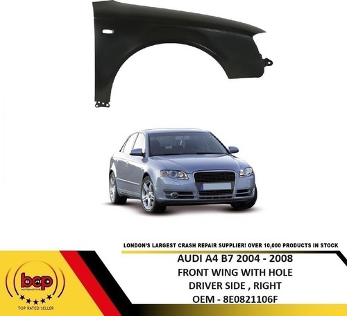 Audi 08 front wing - a4, b7
