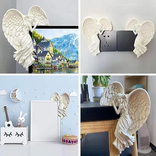 Angel door frame ornament - door,