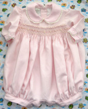 Winter Smocked Romper All in 1