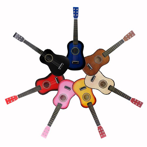 Wooden 23in guitar - wooden, musical