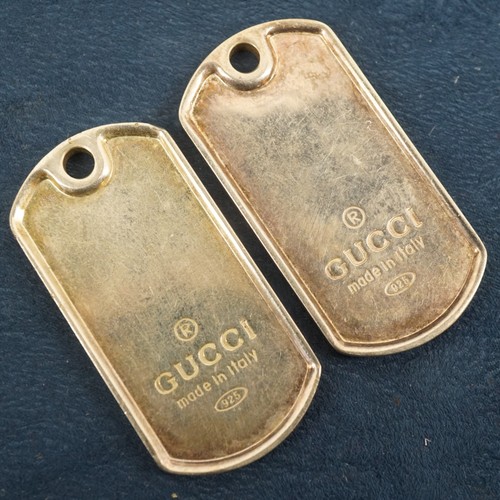 Pair sterling silver gucci - silver,