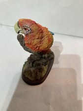 Smallish Resin Type Parrot On