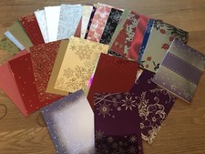 Christmas folded background