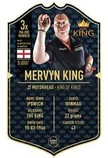 PDC DARTS Signed Small ULTIMATE 2024 Card Mervyn King  INC FREE P&P TO UK ONLY