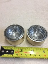 Vintage two piece golf ball mould made from solid brass with some chrome plating