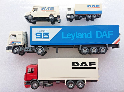 Diecast models trucks - models, (x4)
