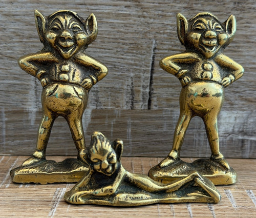 Vintage brass pixie - brass,
