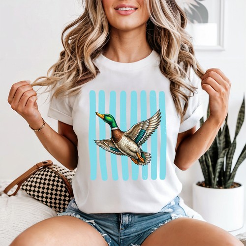 Flying mallard duck womens - mallard,