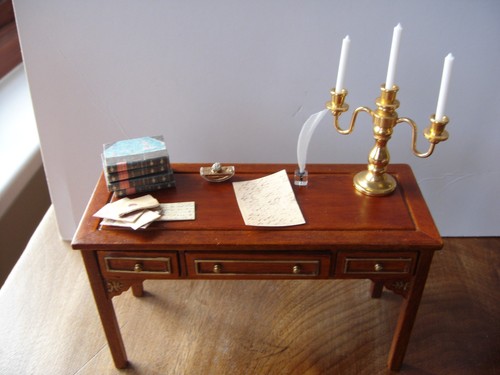 Dolls house writing table - writing, desk