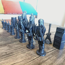 Rock And Roll Chess Set 3D