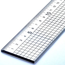 100cm Acrylic Rule Ruler Steel