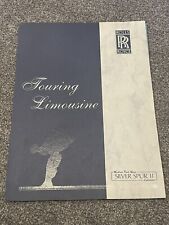 ROLLS ROYCE SILVER SPUR II LIMOUSINE - Mulliner Park Ward - Advertising Material