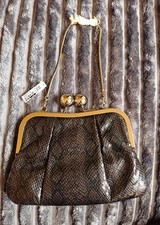 Aldo Black Snakeskin Effect