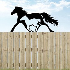 Garden Stake Iron Black