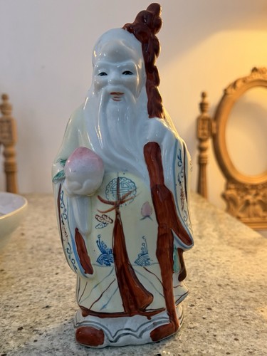Vintage chinese porcelain shou - vintage,