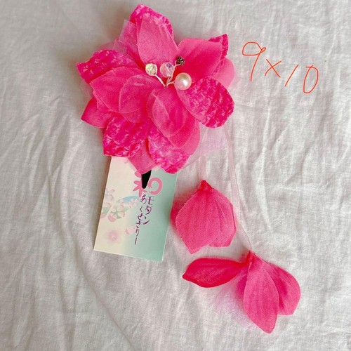 Kanzashi kimono pink - kanzashi,