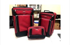 American Tourister Fieldbrook II Softside Upright Luggage Set, Red, 2-Piece S